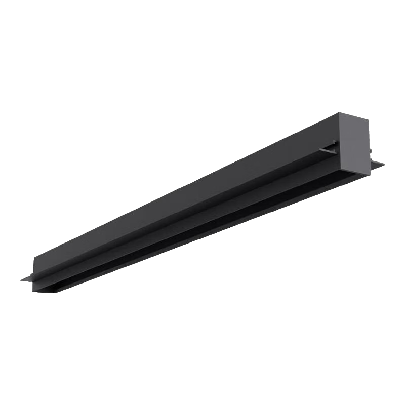 NVC Magnetic Track Light, Recessed LED Spotlight, Living Room Lighting without Main Light [Track], 1 Meter Enclosed Panel Style