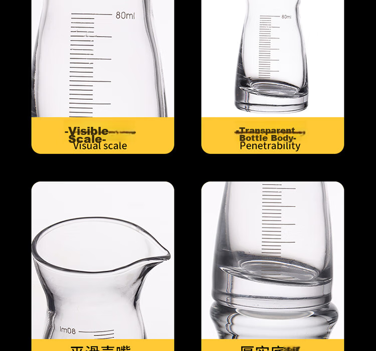BJ Liquor Glasses Set with Crystal Decanter And Small Glasses, 80ML, Set of 6 10