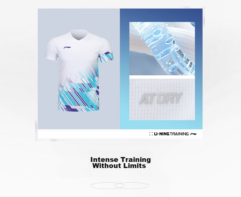 Li-Ning Badminton Club Series, Unisex Competition Set, Team Uniform, Sportswear, 2XL 8