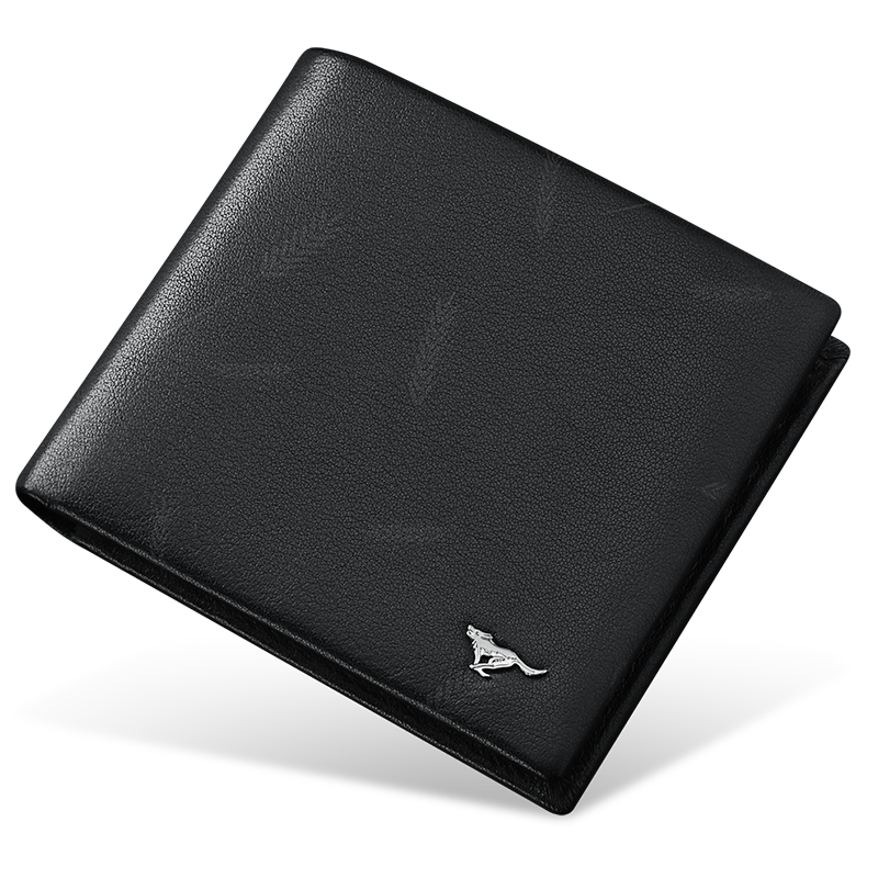 SEPTWOLVES Men's Genuine Leather Short Wallet Coin Purse Gift Box, Perfect for Dad, Boyfriend, Husband, Elders, Anniversary And Birthday Gifts