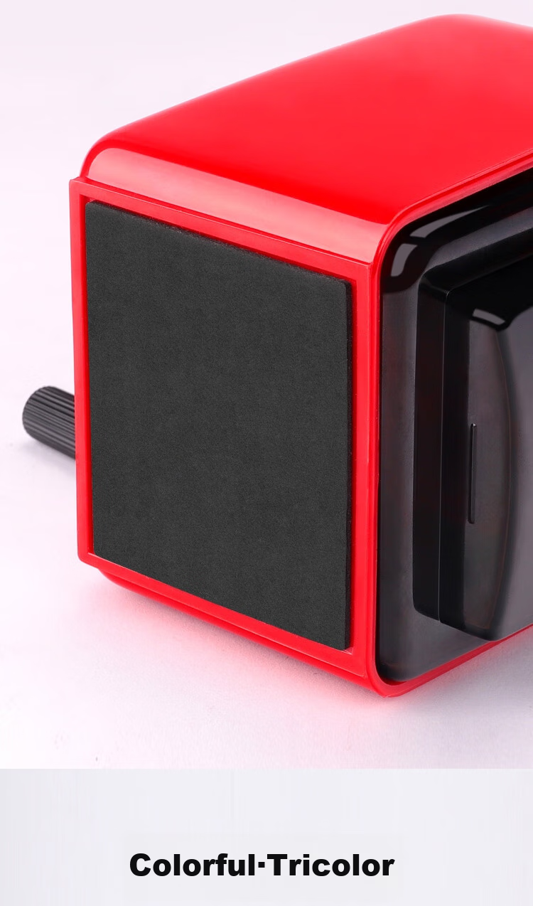 SUNWOOD Large Capacity Stylish Office Hand-Crank Pencil Sharpener/pencil Machine/pencil Sharpener/Student Pencil Sharpener/rotary Pencil Sharpener/black 5193 13