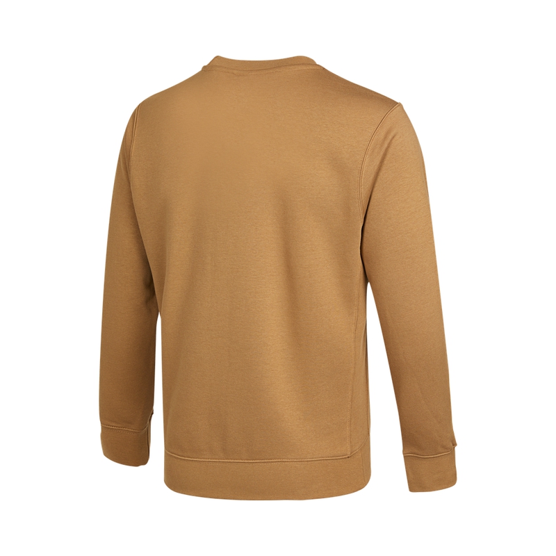 NIKE Men's Winter Crew Neck Sweatshirt, Fleece-Lined for Warmth, Sports Casual BV2663-063 Gray XL 2