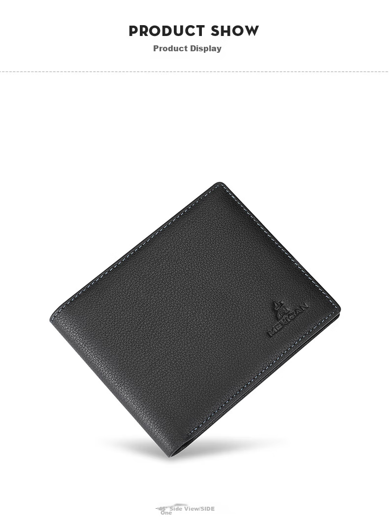 MEXICAN Men's Wallet, Genuine Top-Grain Leather, Multi-Card Slots, High-End Gift Box, Birthday Present for Men And Fathers 12