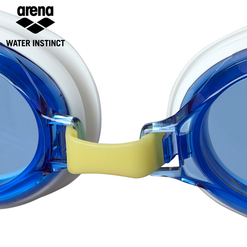 Arena Unisex Youth Swimming Goggles Waterproof Anti-Fog HD Vision Coated Fitness Swim Glasses Blue/Yellow 3