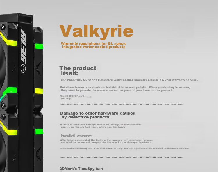 VALKYRIE A360 VK All-In CPU Water Cooler, Multi-Platform Brackets, Supports LGA1700, ARGB Lighting Effects, Hidden Cable Management 19