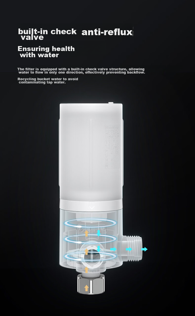 JOMOO Smart Toilet Pre-Filter, Household Waterless Tank Filter, Water Purification Filter, KD904-1111 6