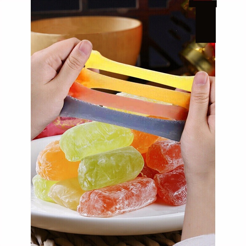 圣福记高粱饴拉丝软糖水果味 500g*2袋 山东特产 老式糖果 怀旧零食