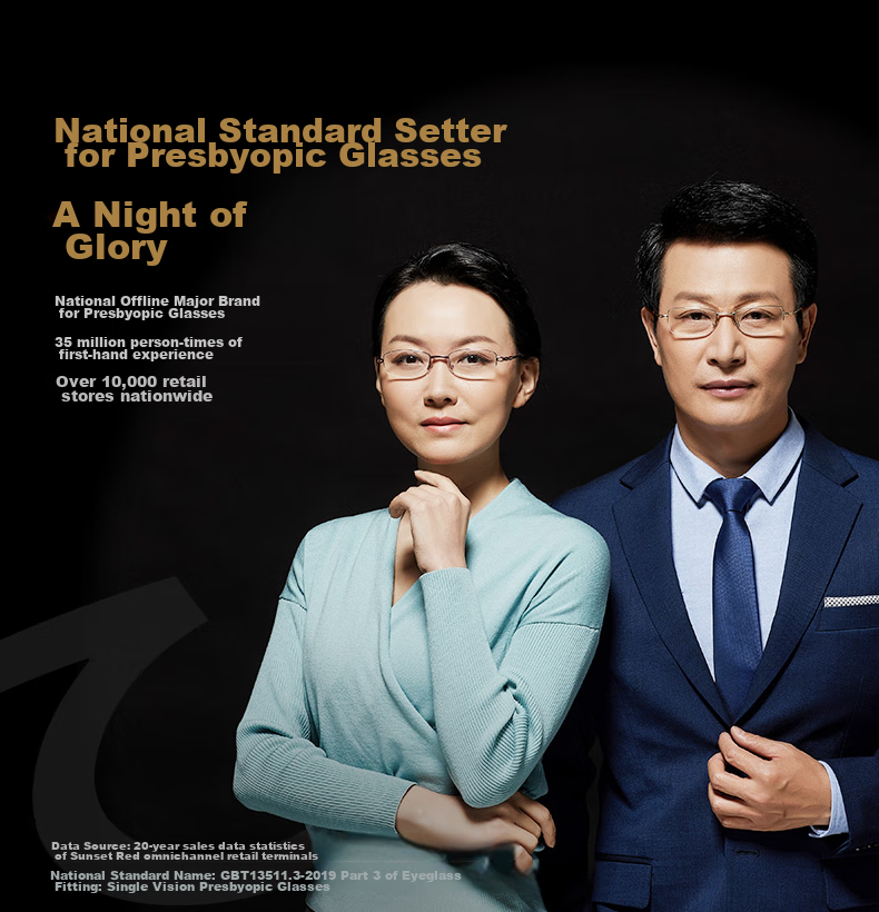 Xiyanghong Reading Glasses for Women, Bifocal Anti-Blue Light Fashionable Ultra-Light Dual-Light Presbyopic Glasses for Elderly E9059H 300 Degrees 1