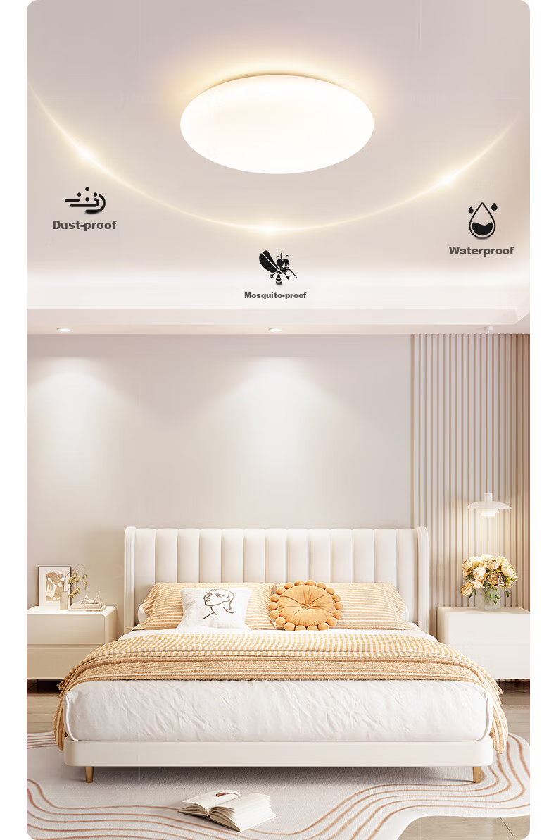 Yueying Linzhiguang Floating Light, Ultra-Bright 4th Generation Eye Protection, Living Room Ceiling Light, Cream-Style Main Lighting Fixture 21