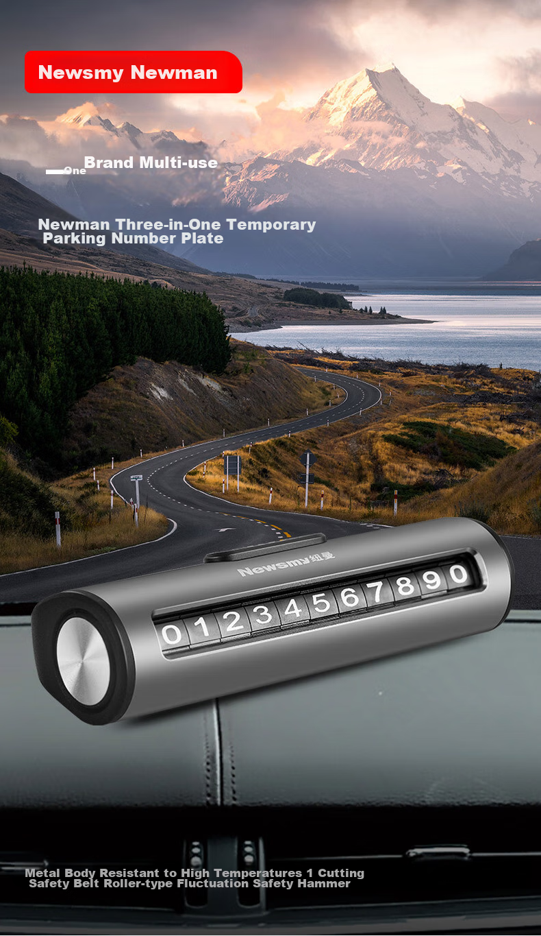 Newsmy Car-Mounted Three-In Safety Hammer, One-Second Window Breaker, Emergency Rescue Multi-Functional Knife, Escape Hammer TC001 2