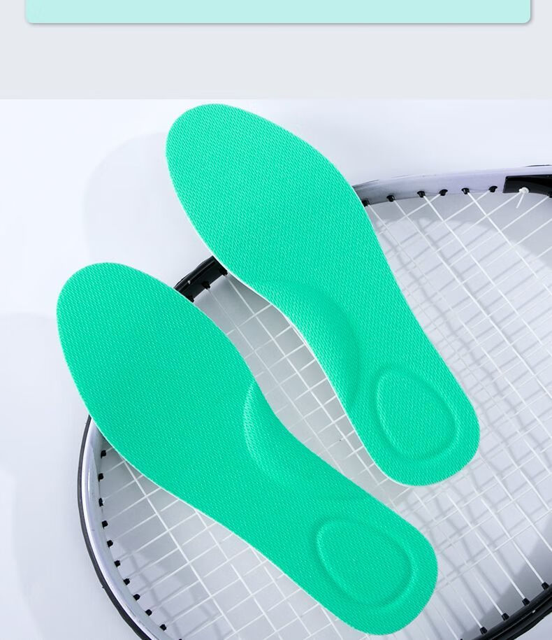 Warrior Sports Insoles for Men, Shock-Absorbing, Soft And Bouncy, Odor-Resistant, Breathable, Sweat-Absorbing, Military Training SDKJ, 1 Pair, Green And White, Size 45 12