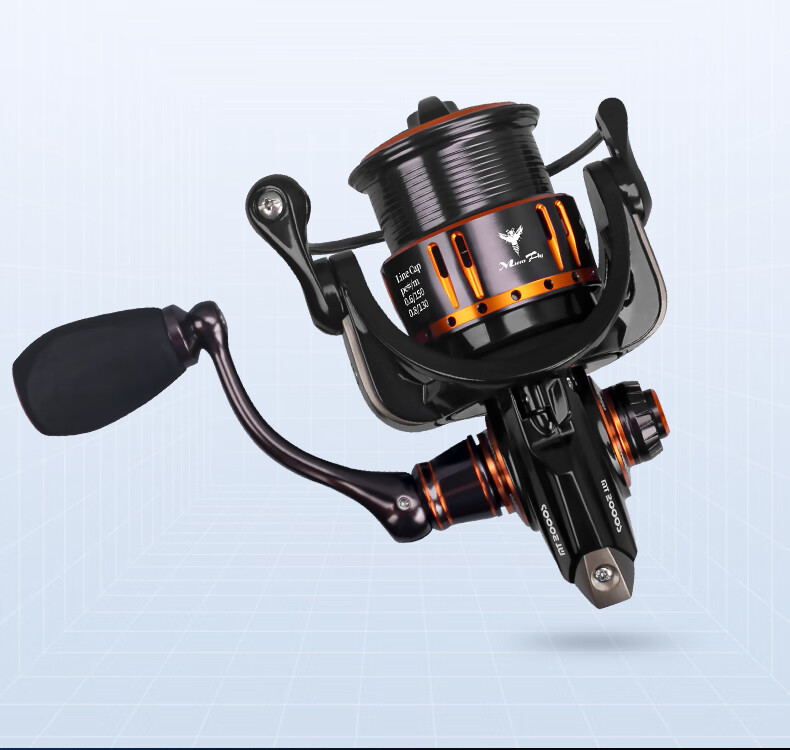 Guowangliya Micro Spinning Reel Upgraded Lightweight Small Bait Reel with Diagonal Mouth And Shallow Line Cup, Lure Reel Fishing Line Reel, 800 Medium Shallow Line Cup 3
