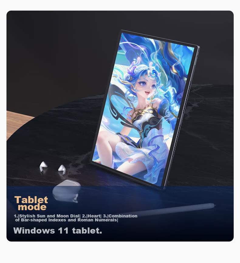 Founder Lingyue Series Laptop [Subsidies], Lightweight Notebook, 10.1-Inch Mini Tablet PC, Two-In Dedicated Office Laptop, 128GB High-Performance Ultra-Thin Portable Computer 4