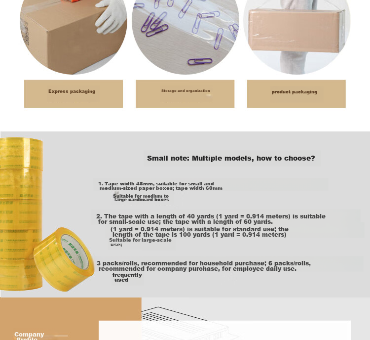 TANGO Packing Tape, 60mm*91.4m, 5 Rolls, 50um Thick, High Adhesive, Tear-Resistant, for Express Delivery, Office, Home, Business Moving, T19839, Highly Transparent, Packaging And Sealing, Strong And Unbreakable 15