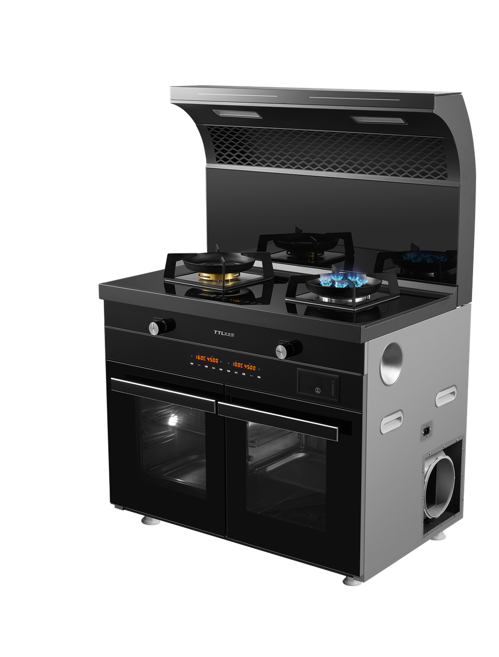 太太乐(ttl)集成灶 弧面拢烟鸳鸯八枪 5.