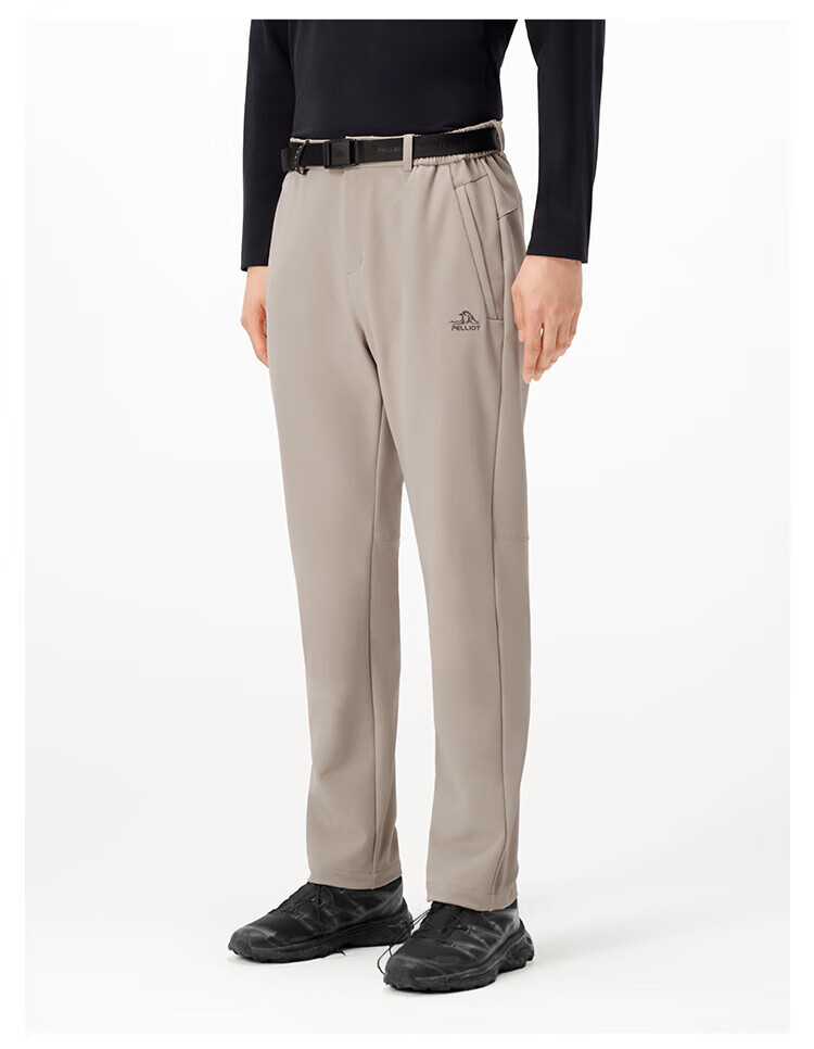 Pelliot [Fengdun C24] Outdoor Softshell Pants for Men And Women, Windproof, Waterproof, Fleece-Lined, Warm Hiking Trousers 114307167 16