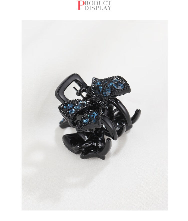 CHIMERA Side Hair Clip, Forehead Bangs Claw Clip, Rhinestone Hair Claw, Flyaway Hair Fixer, Small Hair Accessory, Birthday Gift for Wome 9