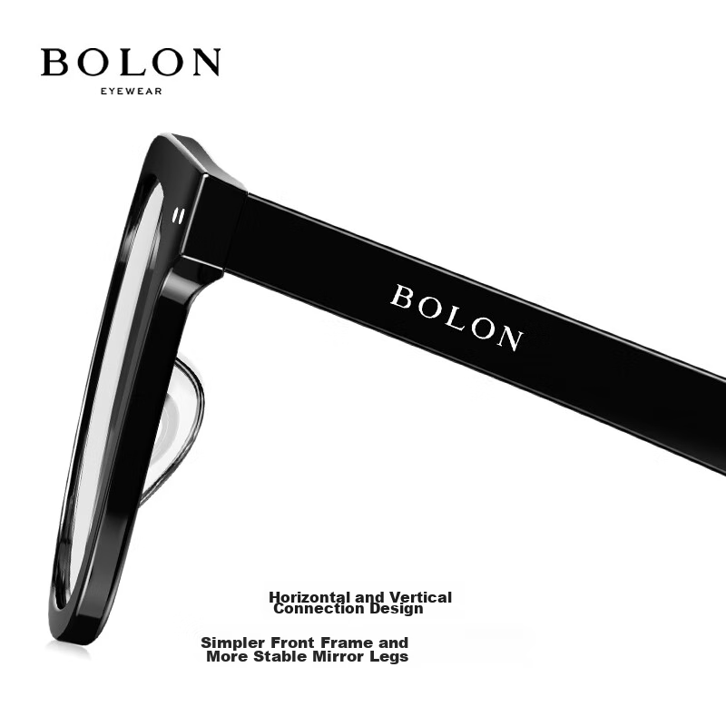 Очки для зрения BOLON BJ3229B10, унисекс, квадратная форма, черные
