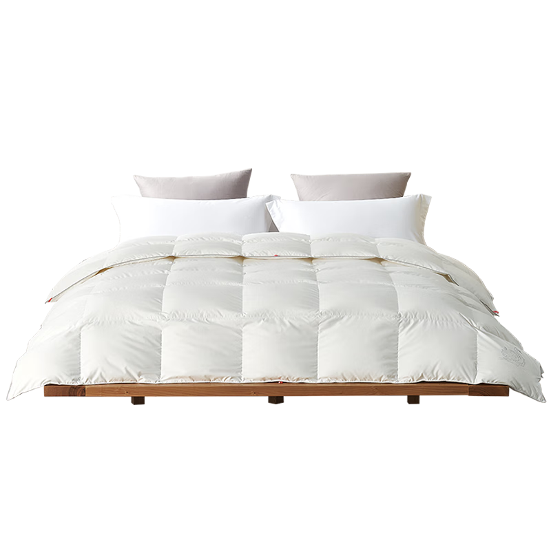 LOVO Luolai Class A 95% White Goose down Duvet, Spring And Autumn Comforter with 500g Filling, 200*230cm White