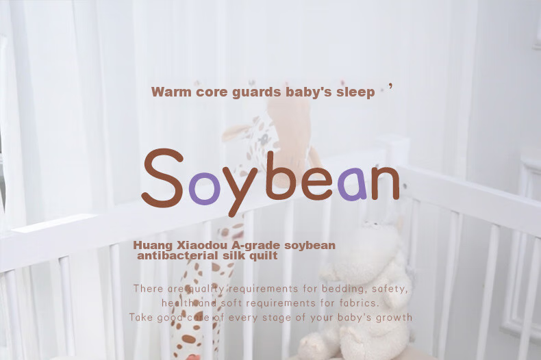 Luolaikids Quilt, Infant Class A Antibacterial Soybean Warm Winter Comforter, Kindergarten Blanket 150*215 1