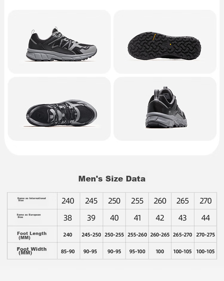 CAMEL Outdoor Breathable Hiking Shoes for Men And Women, Water-Resistant Non-Slip Trekking Shoes Cross-Country Running Shoes F24B097605 19