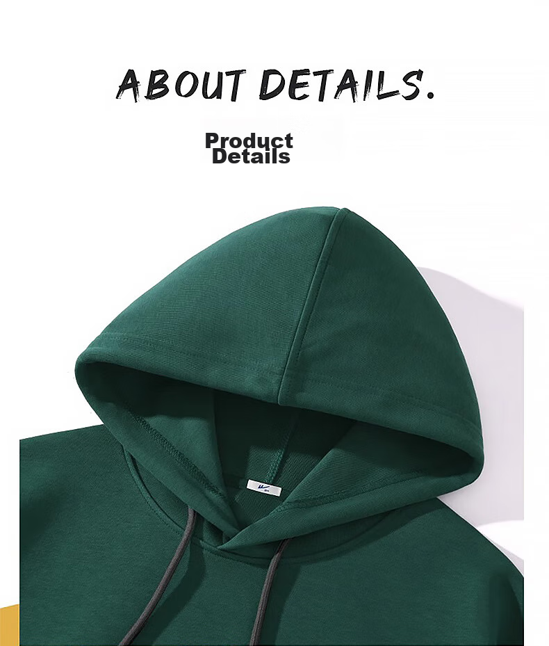 Warrior Sweatshirt for Men, Spring And Autumn New Style Cotton Sports Top, Loose Casual Heavy Hooded Jacket for Men, White, Size M 21