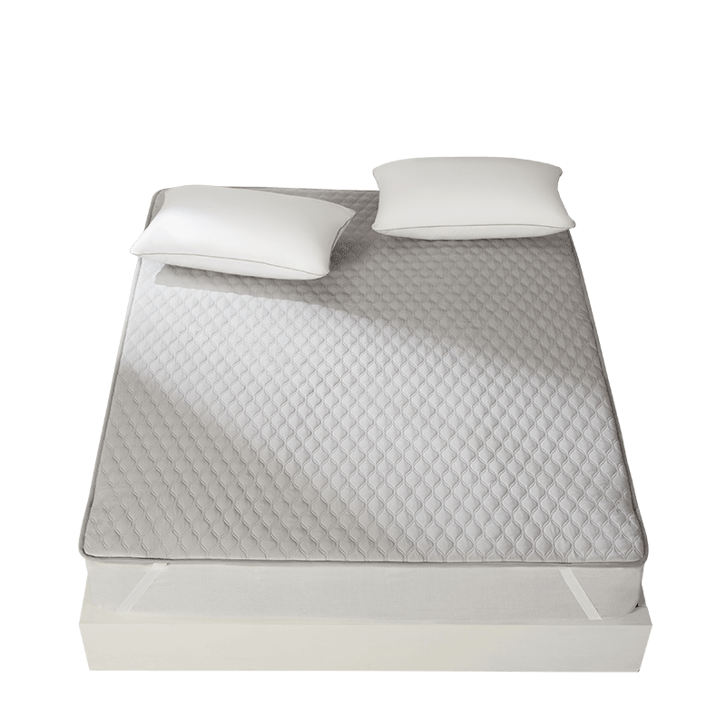 LOVO Luolai Mattress Pad, Thickened Soft Mat, Tatami for Dormitory, Antibacterial And Anti-Mite, 150*200cm, Gray