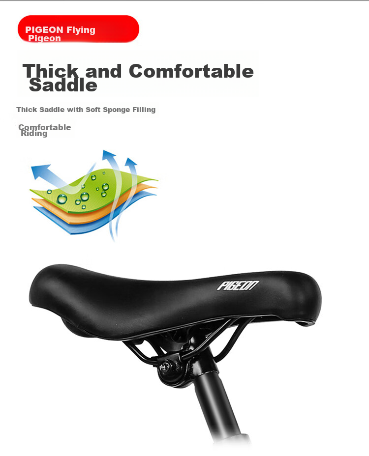 FG FLYING PIGEON Children's Bicycle Kids Mountain Bike Elementary to Middle School Student Bike for Ages 6-10 Boys And Girls Pedal Bike 18-Inch Blue 13