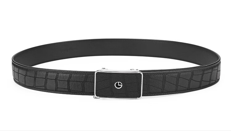 Goldlion Leather Belt with Automatic Buckle, High-Quality Wooden Gift Box, Birthday Present 14