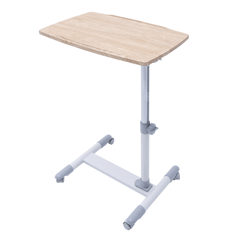 ECOLUS Mobile Lifting Desk, Bedside Table, Pneumatic Operation Computer Sofa Coffee Table Side Table, 30° Desk Surface LST701LG