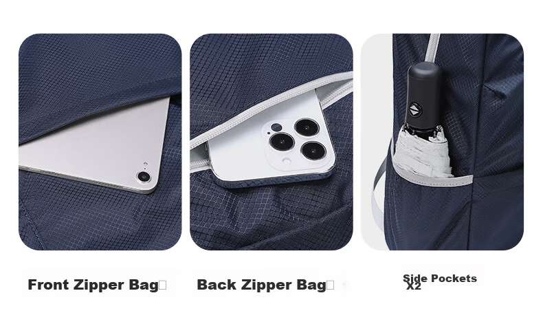 GOLF Foldable Backpack for Women And Men, Lightweight Water-Resistant Travel Bag, Outdoor Hiking Sports Fitness Pack 10