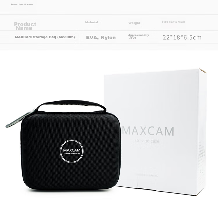 MAXCAM Suitable for DJI Osmo Pocket 3 Camera Storage Case, Protective Box, Portable Handheld Accessory, Travel Bag, Hard Shell, Shockproof, Pressure-Resistant, Splash-Proof 2