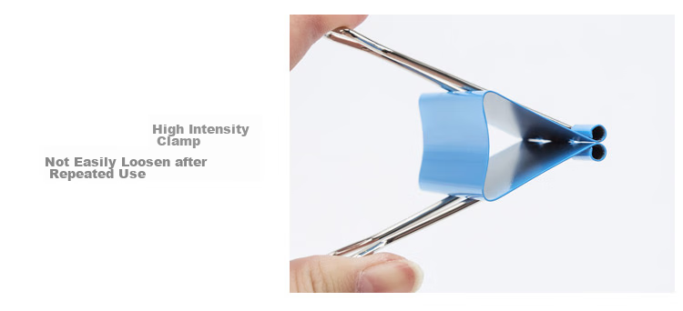 GuangBo , 12-Pack, 50mm Colorful Binder Clips, Office Stationery, PJTC010 15