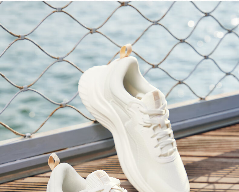 361° Women's Autumn Water-Repellent Leather Running Shoes Shock Absorption Casual Commuting Sneakers 682232233-3 46
