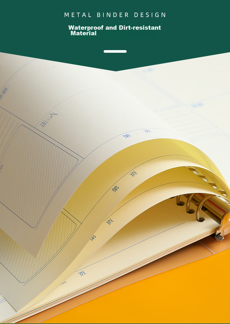 Faramon A5 Error Correction Notebook for Middle School And High School, Removable Pages, Thickened, for Postgraduate Entrance Exam And College Students' English Correction, Elementary School Students' Error Correction Book, 6 Inner Pages * 1 Outer Cover * 10 Sheets Index Pages 6