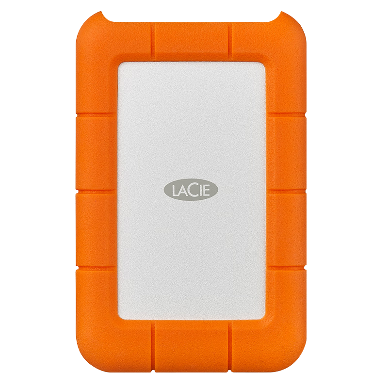 LaCie Rugged Mini Portable Hard Drive, 5TB Triple Protection Mechanical Hard Drive with USB Type-C/USB3.2, Compatible with Mac, Shockproof And Portable External Storage
