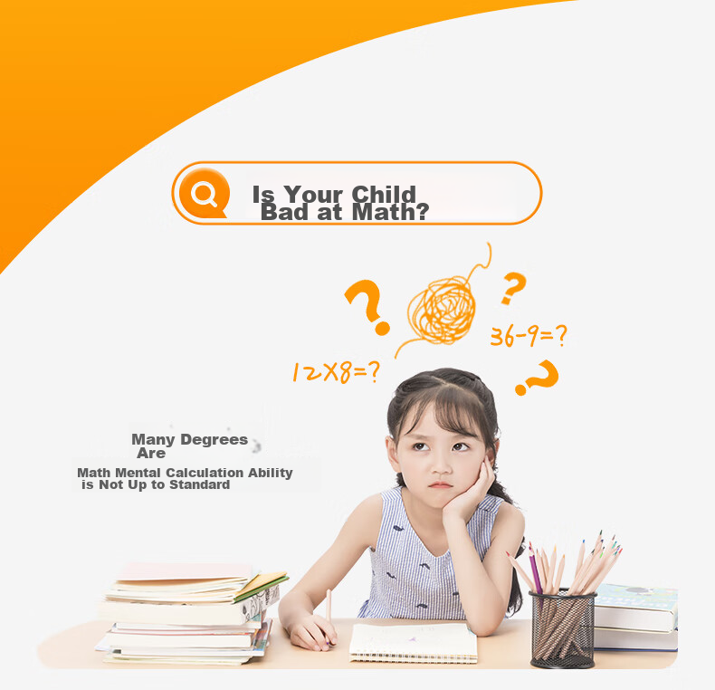 Aerfadan Mental Math Treasure, Preschool And Elementary School Children's Mental Arithmetic Practice Machine Calculator, Children's Mental Arithmetic Training Machine, Early Education Educational Toy 2