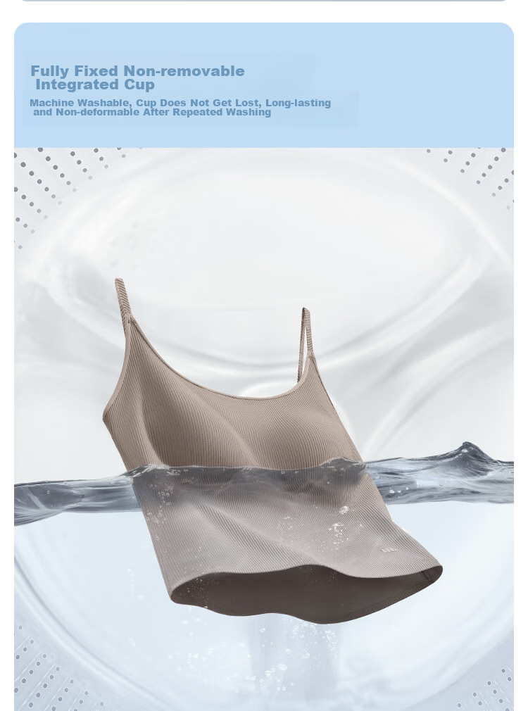 Beneunder Bra-In Camisole with Chest Pad for Women, Versatile Base Layer, Wearable as Outerwear, Beautiful Back Design, Cooling Feel, All-Season Versatile 22