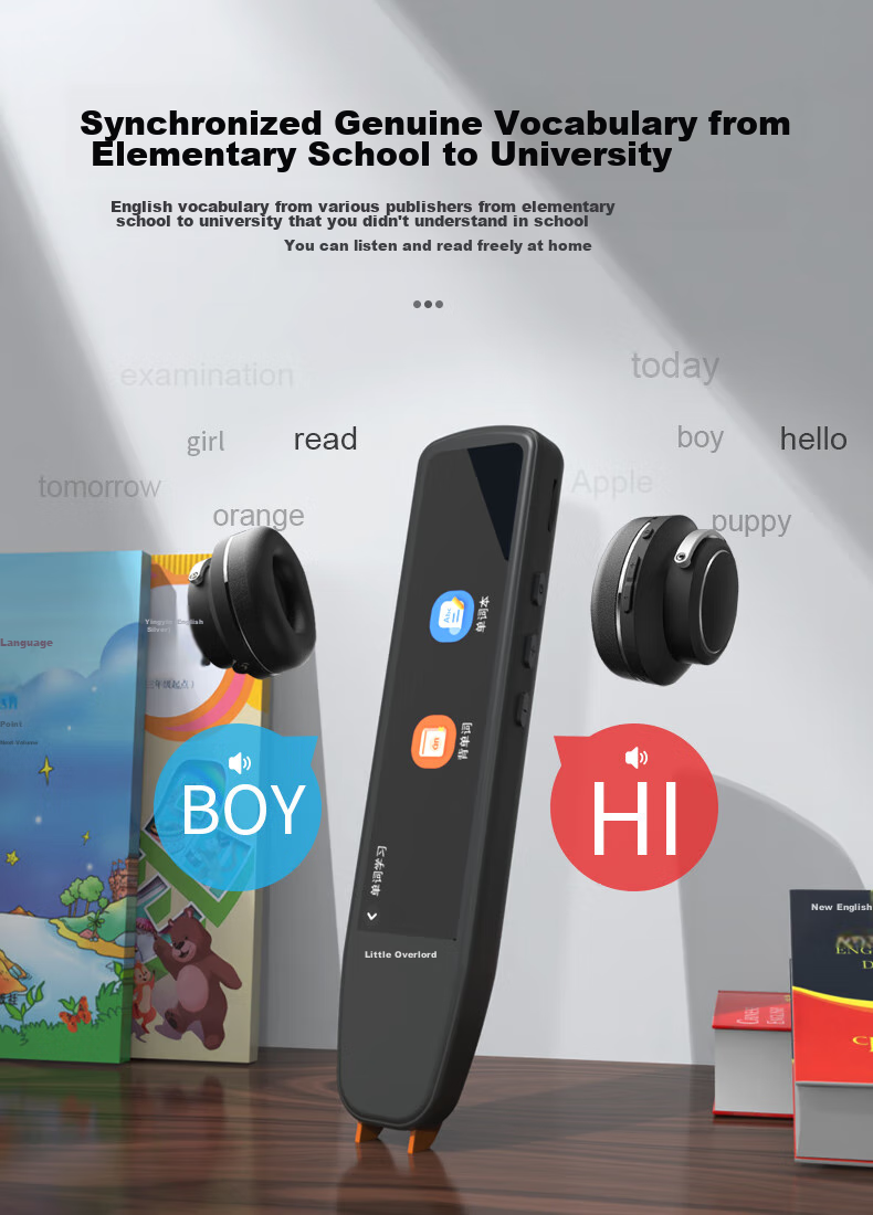 Xiaobawang SD04 Dictionary Pen English Translation Reading Pen for Primary, Middle And High School Synchronized Reading Device Compatible with Nationwide Textbooks Portable Learning Machine SD04+128G 6