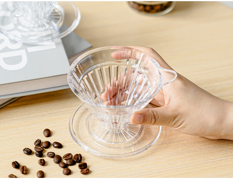Timemore Home Living Museum, Ultra-Fast Ice Tong Coffee Filter Cup Sharing Pot, Pour-Over Coffee Pot Set, V60 Coffee Filter 3
