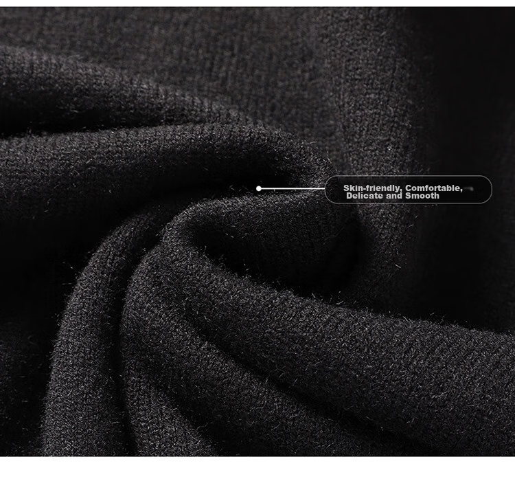 Huili Men's Sweater, Autumn And Winter Round Neck Pullover, Warm Base Layer Knit Sweater, Thick Comfortable Warm Top, Iron Gray, 4XL 20