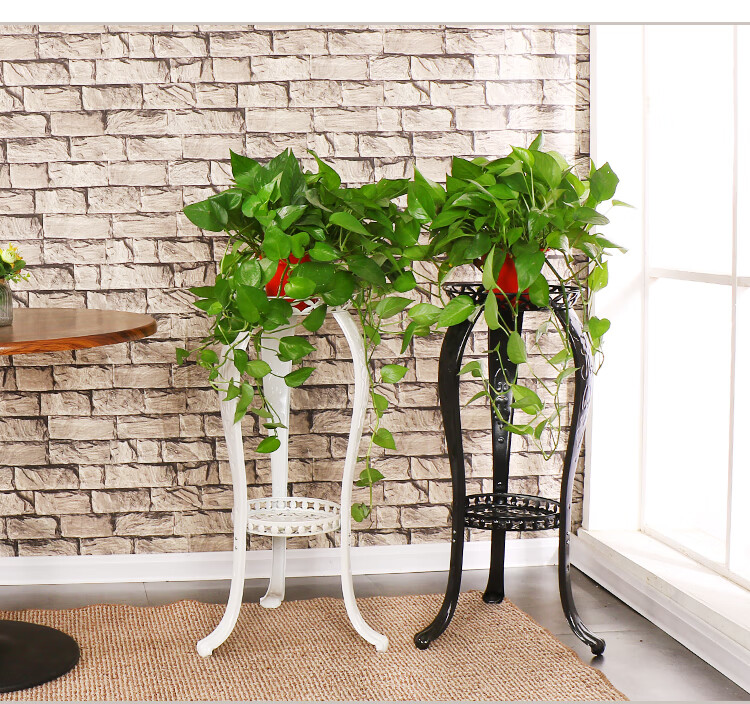 Anerya European Iron Balcony Flower Rack with Multiple Layers, Indoor And Outdoor Planters for Pothos And Spider Plants, Thickened Flower Stand 11