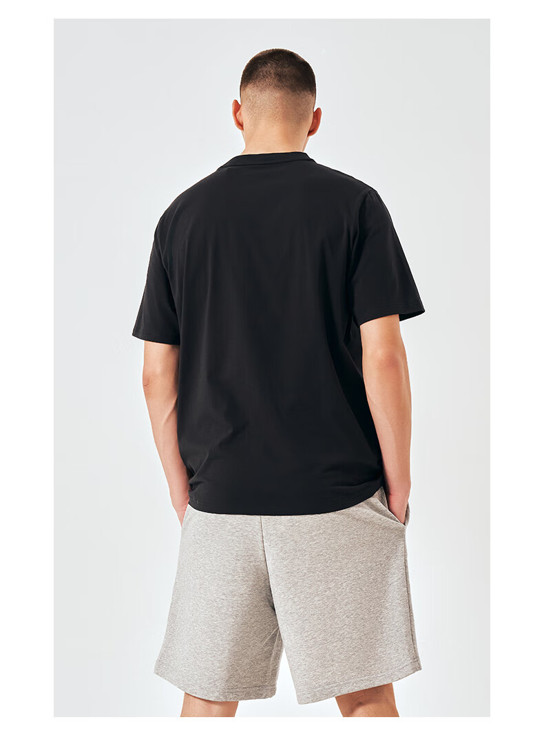Adidas Men's Short-Sleeve T-Shirt, Spring And Summer Casual Sports Breathable Lightweight Round Neck Tee, Black/gold (Quick-Dry), Size S 16