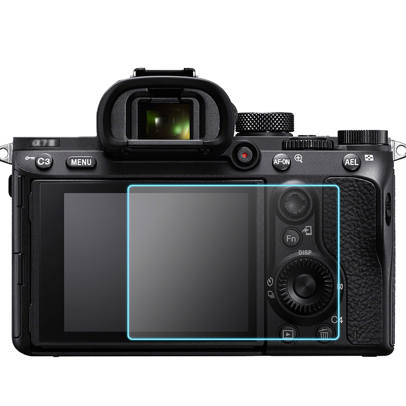 JJC Tempered Glass Screen Protector for Sony A7m3, A7C, A7r4, A7r3, A7s3, ZV1, A7r4A, A7r3A Camera Screen Protector, Mirrorless Camera Accessory