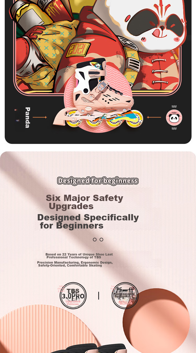 XTEP Roller Skates for Children, Inline Skates for Girls, Roller Shoes for Kids, Boys' Roller Skates [Essential for Primary And Secondary School Roller Skating Courses] 3