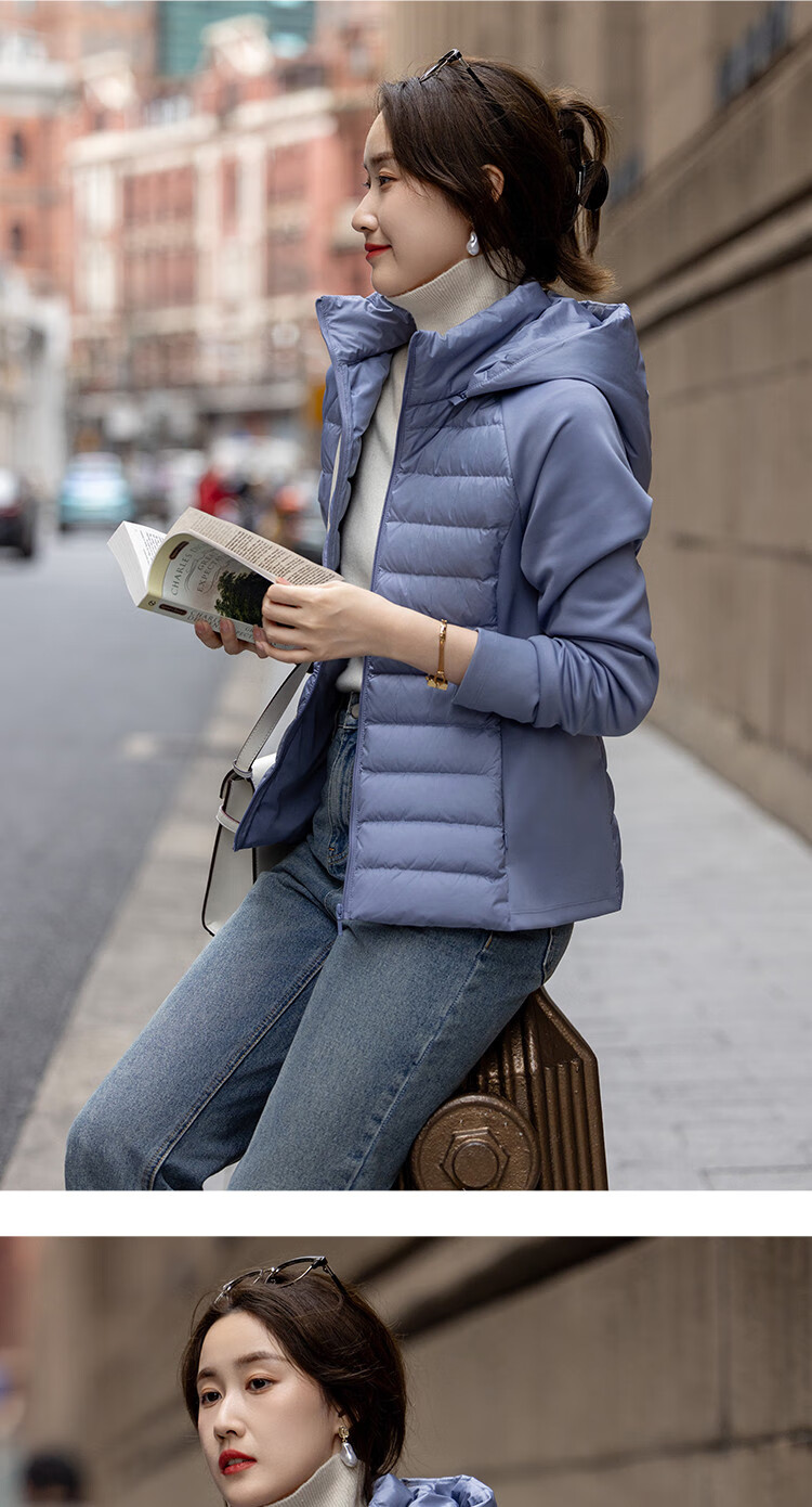 Dme [Cloud Souffle] Winter Dopamine Slim Waist 90% Duck Down Lightweight Warm Versatile Women's down Jacket 28
