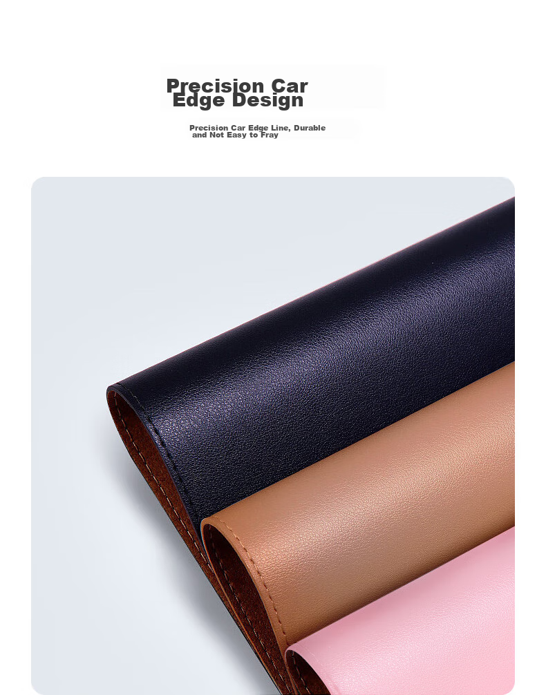 Aigo M5 Black Mouse Pad Large Size PU Leather Desk Mat Non-Slip Velvet Base for Computer Office Desktop Pad (900*400mm) 9