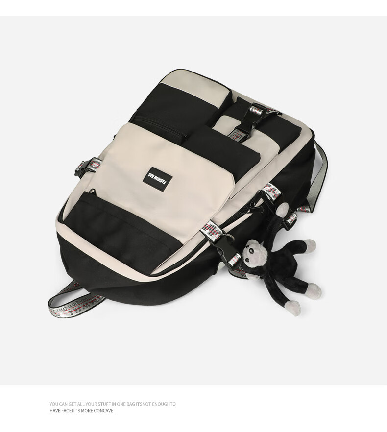 Viney Backpack for Men And Women, Large Capacity Lightweight School Bag for Middle School High School College Students, Travel Bag Trendy Business Laptop Bag High Aesthetic Value 4-6 Grade Elementary School Students Lightweight Travel Bag Simple Casual Outdoor Hiking 10