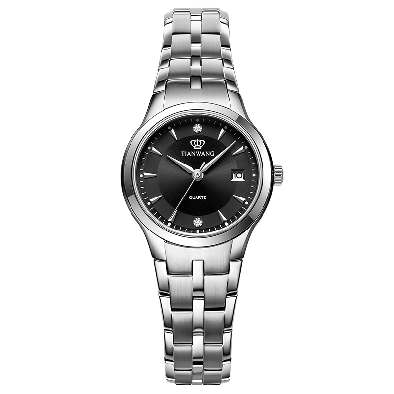 TIAN WANG Ladies' Watch, Birthday Gift, Steel Strap Quartz Women's Watch, Black LS3626S.D.S1.B