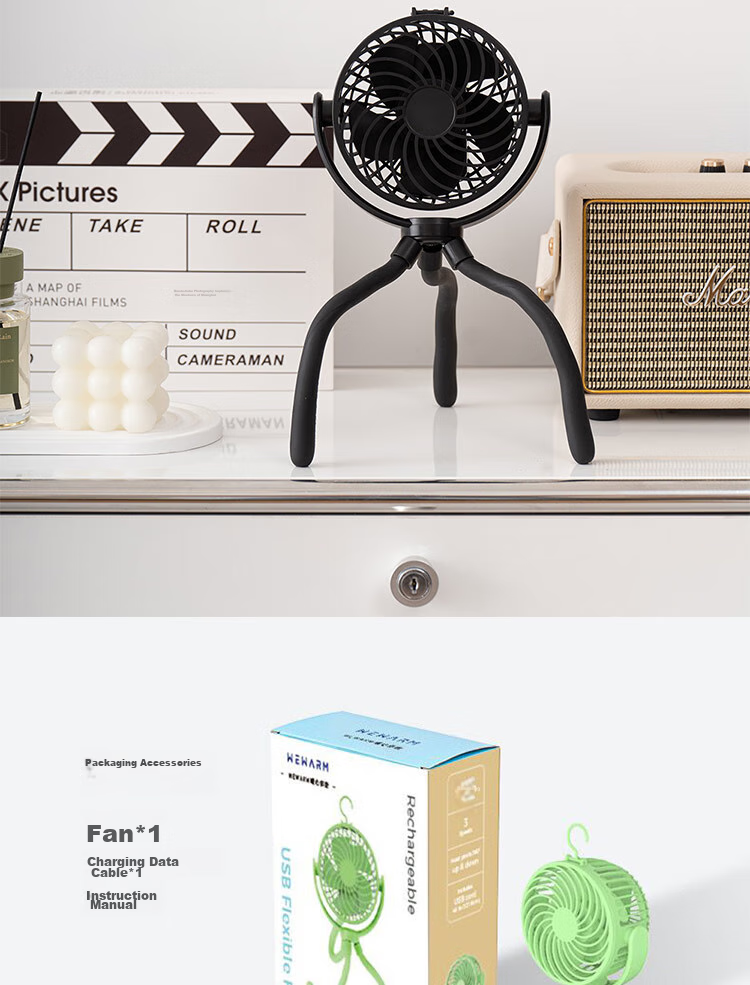 WeWarm Mini Handheld Fan Portable Rechargeable High-Speed DC Energy-Saving Outdoor Small Fan Long Battery Life FN1041W 17